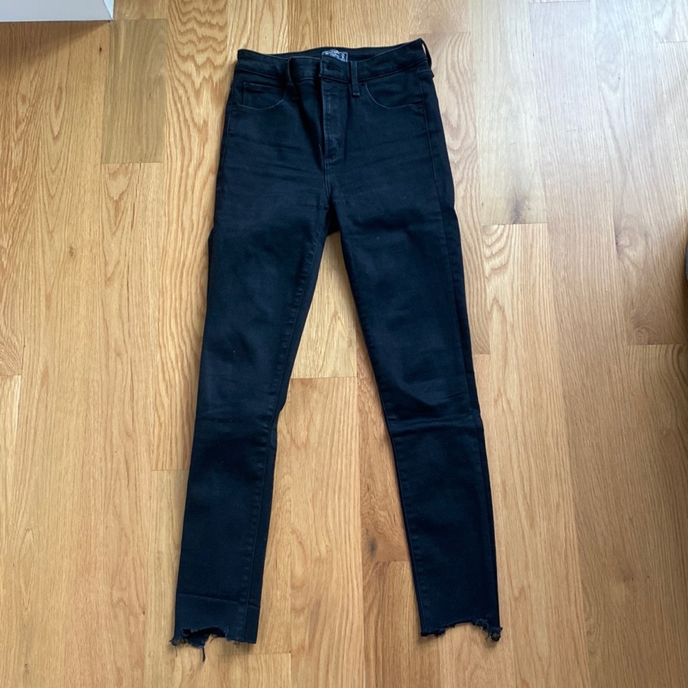 Abercrombie & Fitch; “Simone high rise ankle jean”